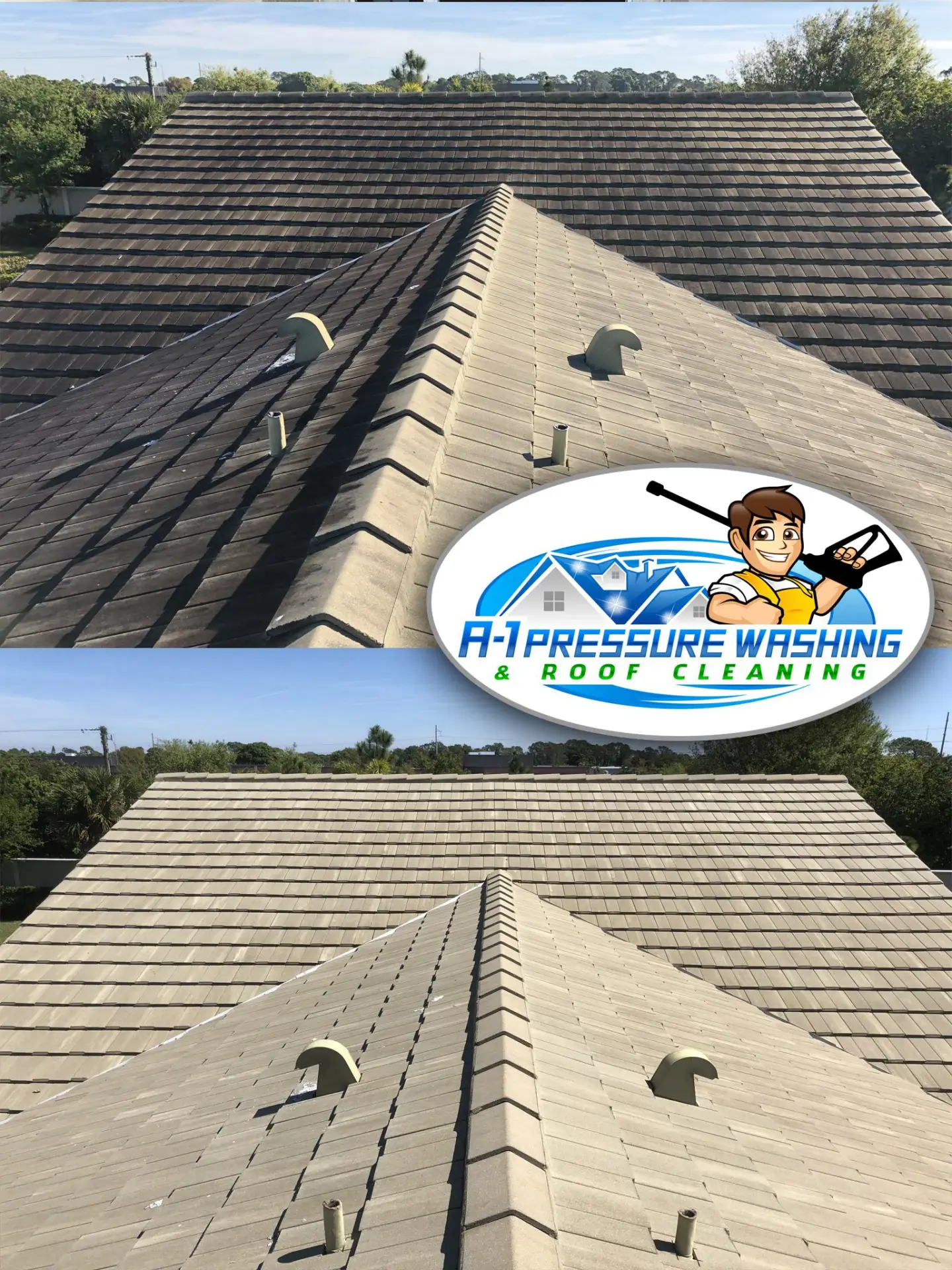 Venice FL Soft Wash Roof Cleaning - Tile Roof Cleaning Venice FL