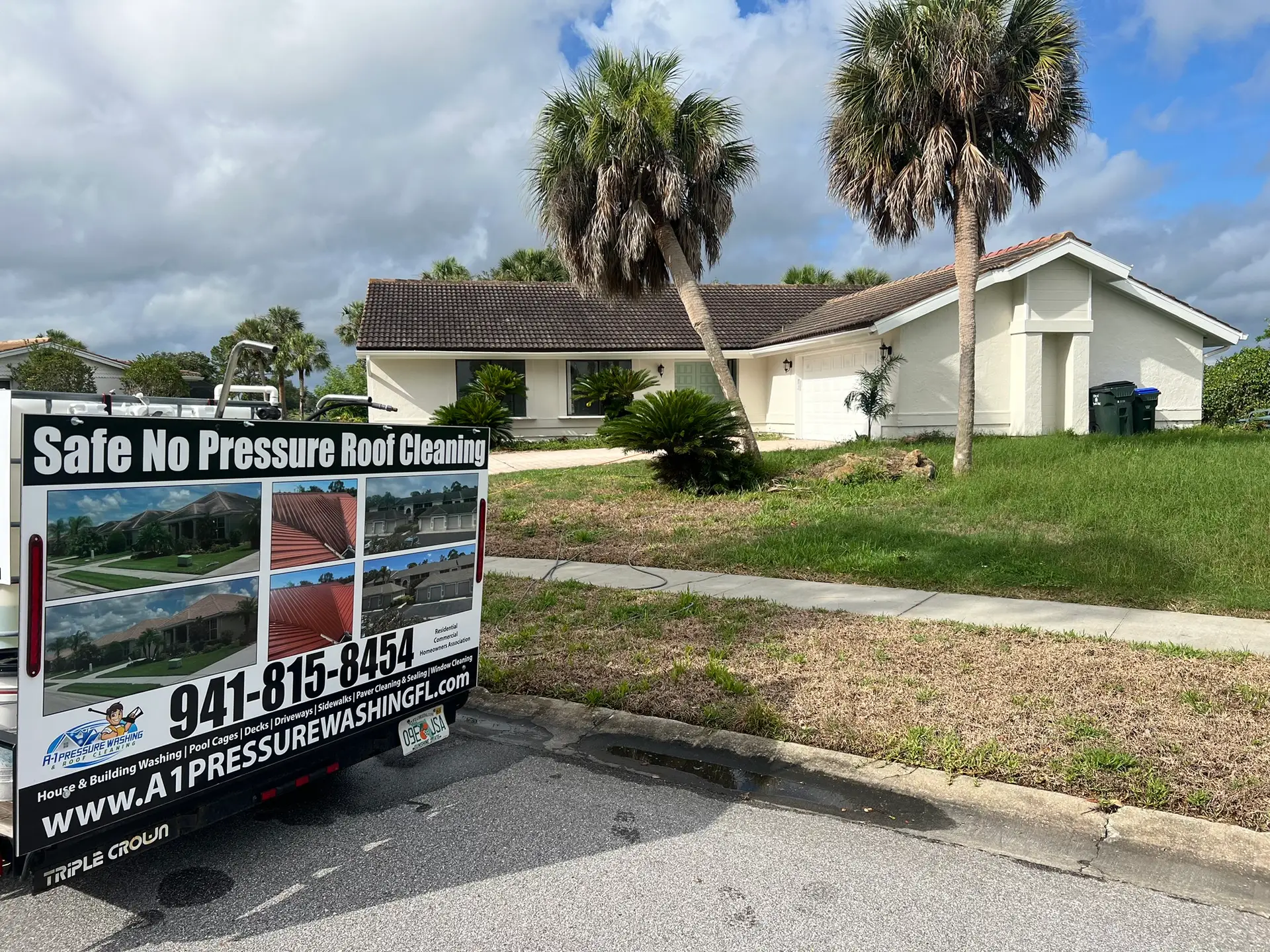 Venice Roof Cleaning by A-1 Pressure Washing & Roof Cleaning